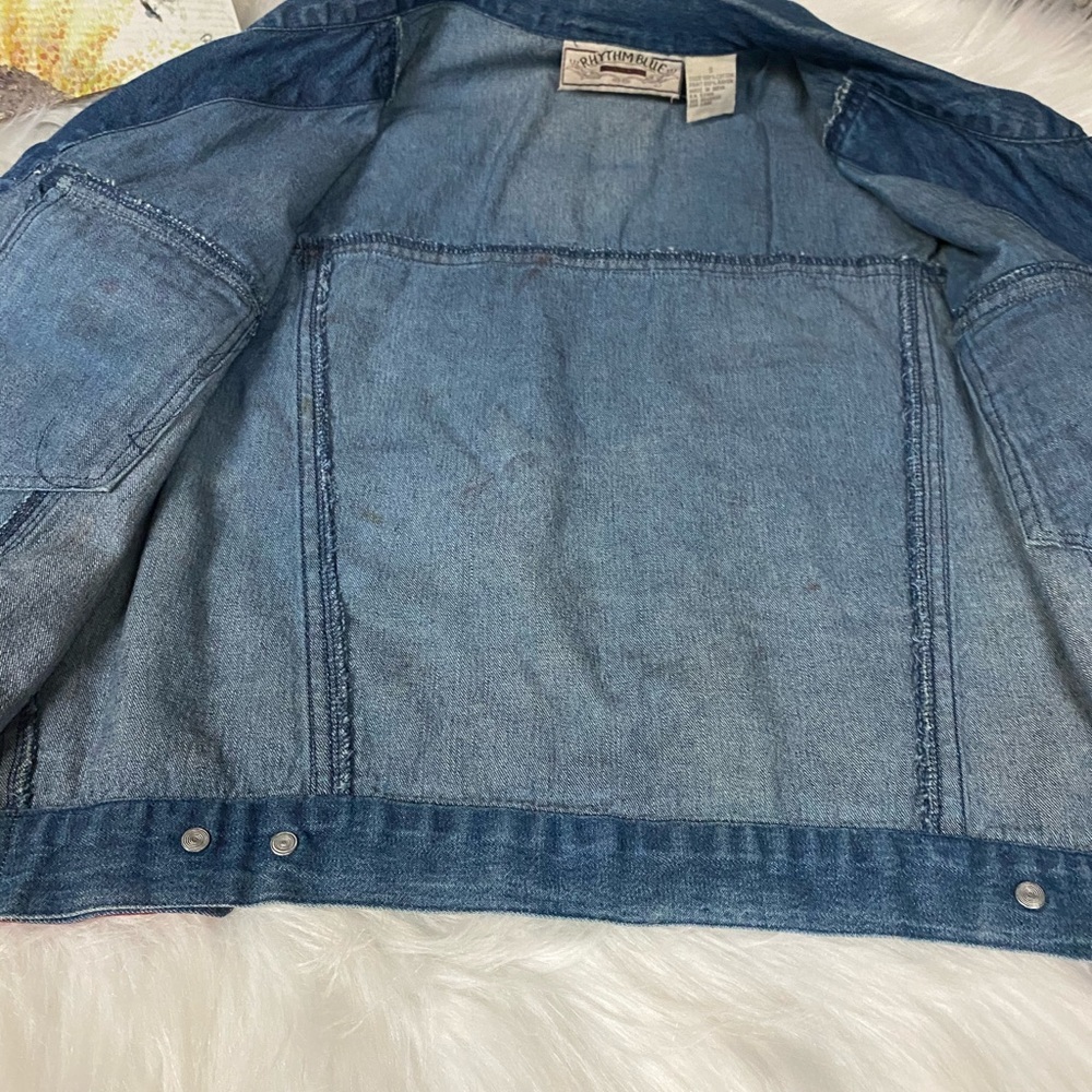Cowgirl Western Jean Jacket Small - Picture 4 of 7